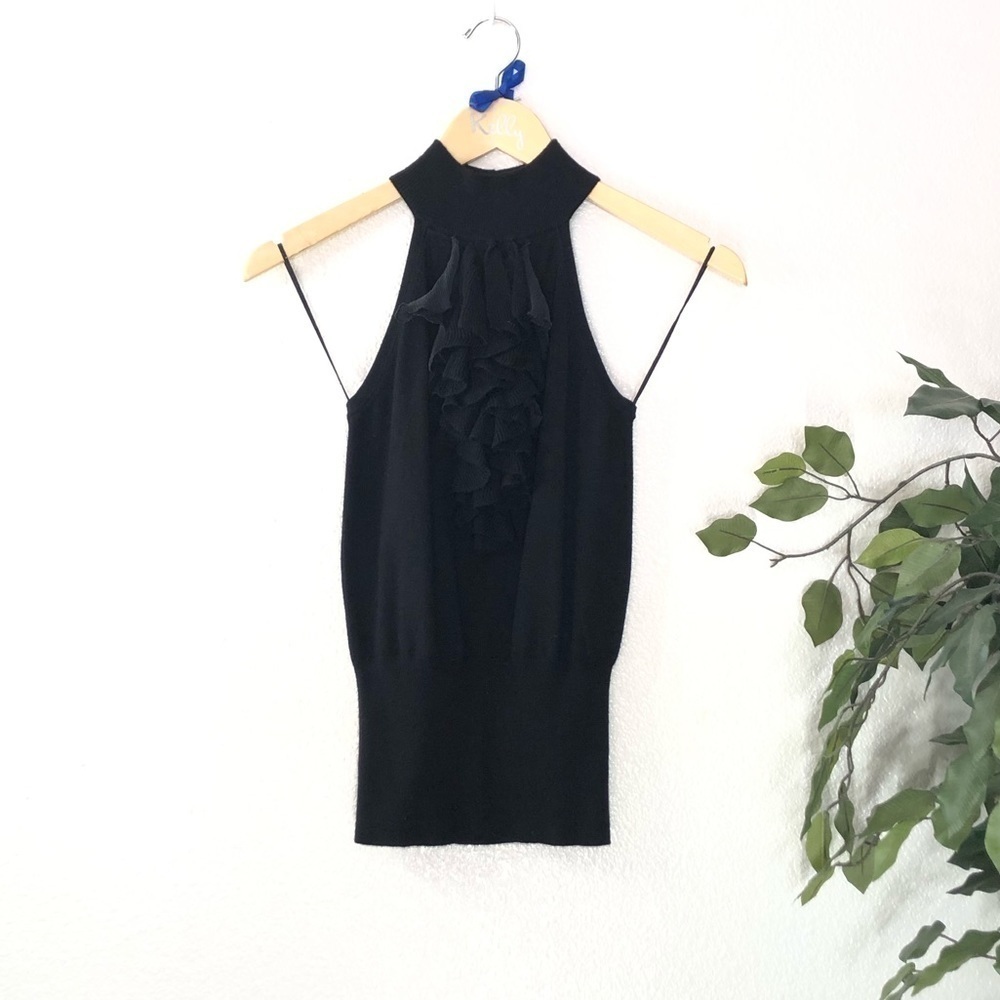 Express Design Studio Ruffle Tank Top